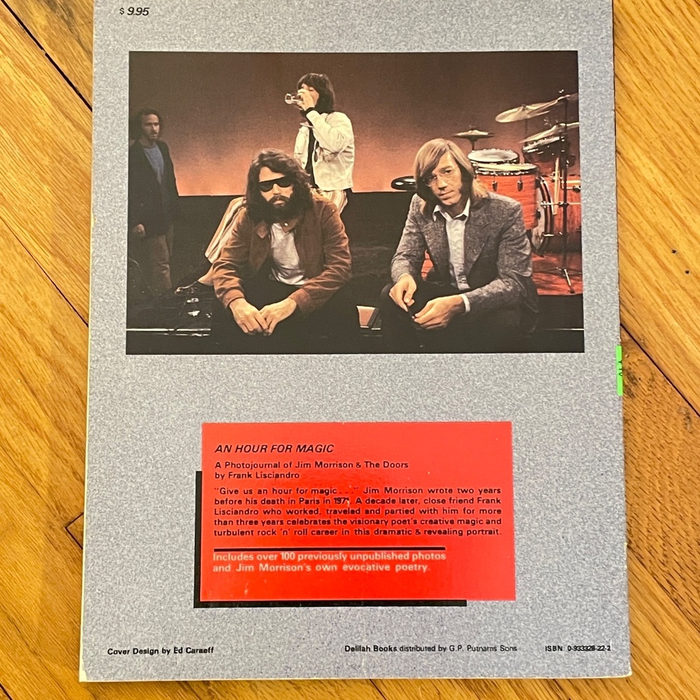 Jim Morrison An Hour for Magic A Photojournal by Frank Lisciandro Book - Picture 9 of 12